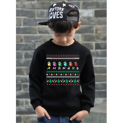 Детска блуза AMONG US - Merry Christmas Friends